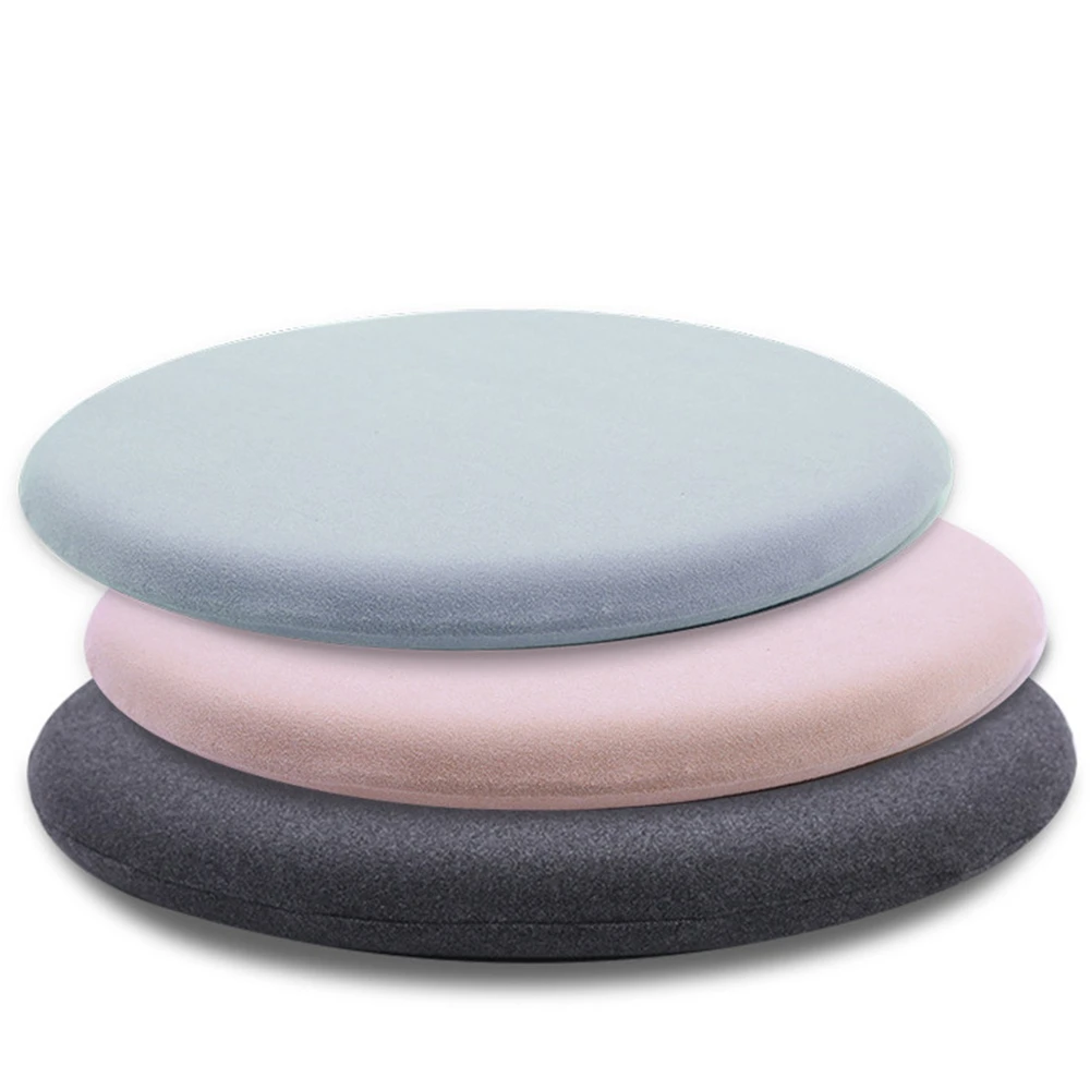 

Soft Round Chair Pad Seat Cushion Memory Foam Seat Pillow Pad Garden Chair Stool Pad 40*40cm Washable Hip Cushion Home Decor