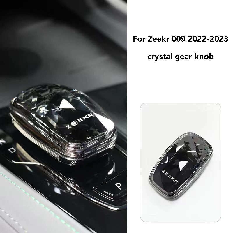 

Для ZEEKR 001 Кристаллическая ручка переключения передач для Zeekr 009 2022 2023, автомобильный рычаг переключения передач, модификация центрального управления, установка переключения передач