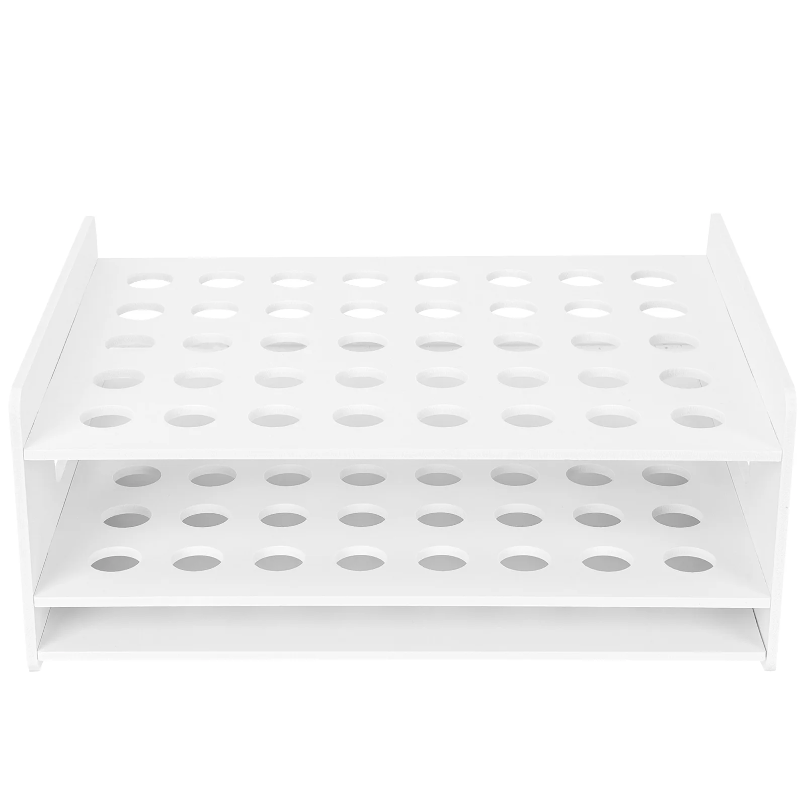 

Test Tube Clamp Desktop Organizer Shelf Scissor Holder Wooden Storage Frame Scissors Kindergarten Supply Child Rack Organizing