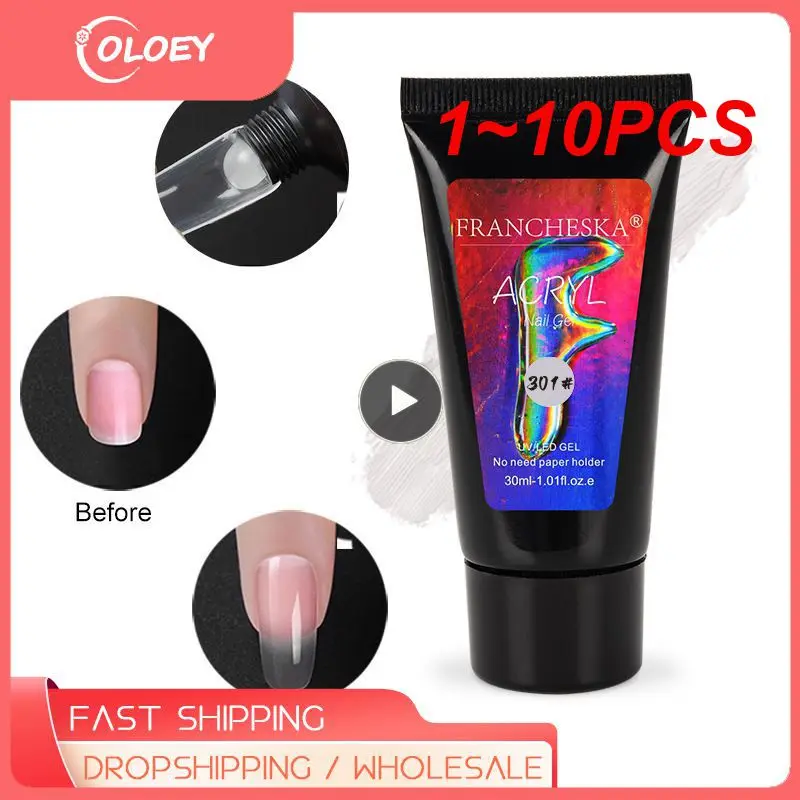 

Гель-лак для наращивания ногтей акриловый цветной, 30 мл, 1-10 шт.