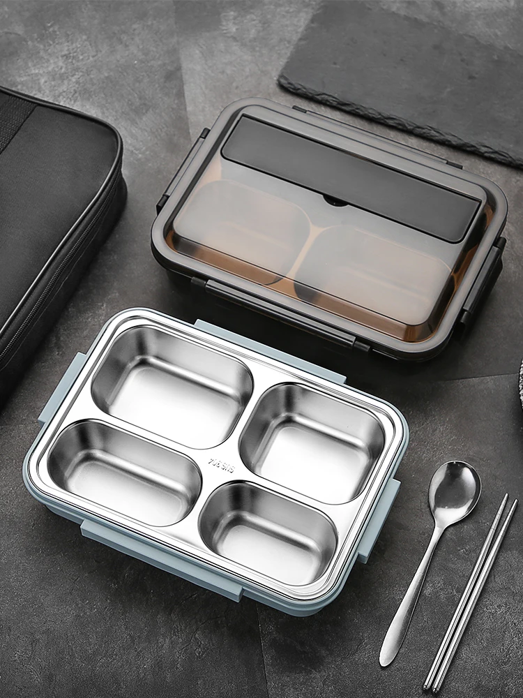 Thermal Insulated Bag Lunch Box For Men Women Work Food Containers Adults Lunchbox Bento Thermo Metal Stainless Steel Large