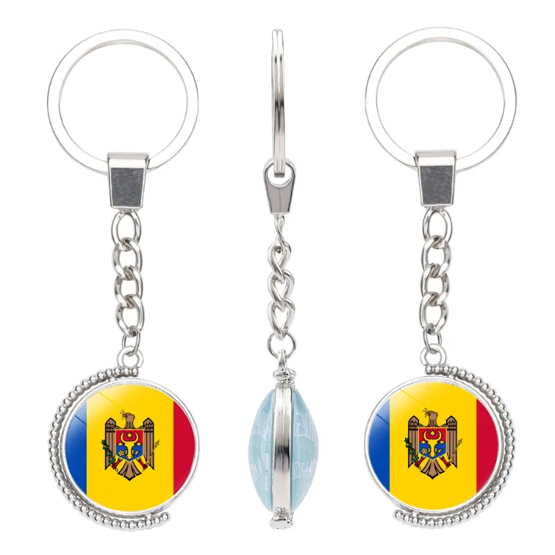 Брелок формова стеклянный кабошон ручной работы брелок-держатель подвеска