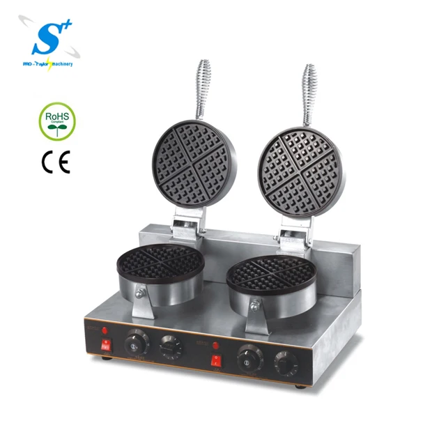 

With Aluminum Heating Plate Waffle Baker Machine