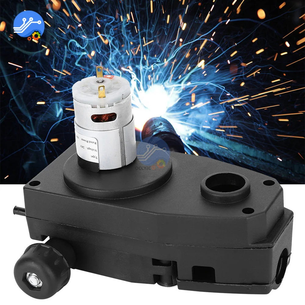 

DC 24V/12V Mini Wire Feeder Light Duty MIG Wire Feeder Assembly Single Drive Roll Wire Feed Machine For Mig Welder 8-15W