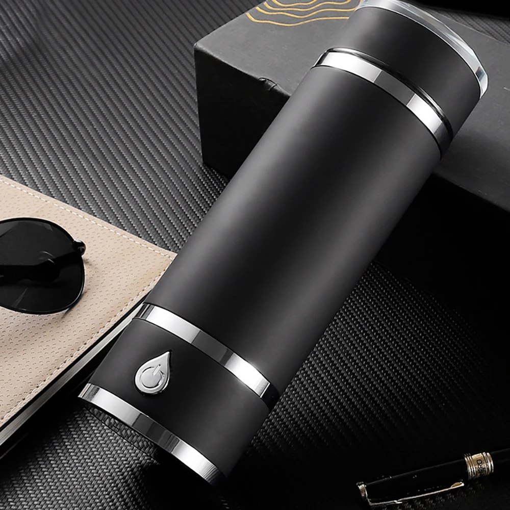 Portable insulated water cup hydrogen generator cup water filter alkaline generator hydrogen rich water bottle electrolysis