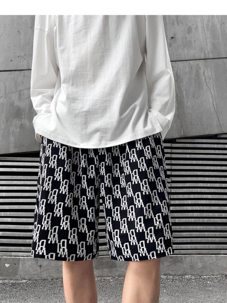 

Full Printed Casual Shorts 2022 New Summer Men's Trend Outer Wear Five-point Pants Basketball Leisure Shorts Men