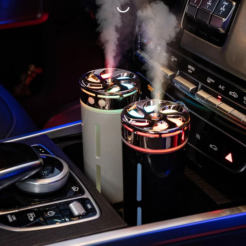 Newest-Rechargeable Car Air Humidifer with Colorful Night Li
