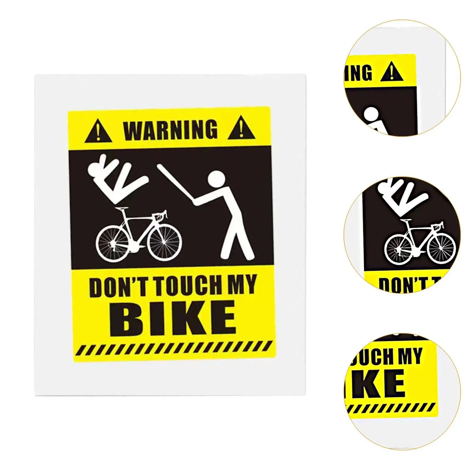 Наклейка на велосипед Dont Touch My Bike Protect Забавная 3D водонепроницаемая наклейка