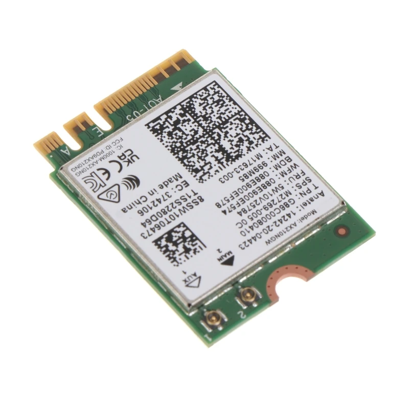 

Wi-Fi 6E AX210 беспроводная карта PCIe Wlan адаптер Tri-Band 6G/5G/2,4G BT5.2