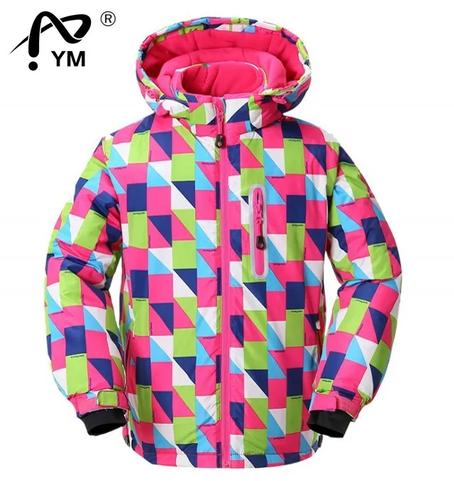 

New Children brand ski jacket boy girl kids skiing and snowboarding Waterproof outdoor sports jacket clothes teen 12 14