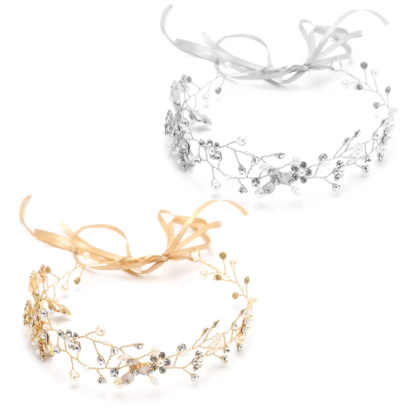 

Exquisite Bridal Bridesmaid for rhinestone Headband Tiara for Xmas New Year