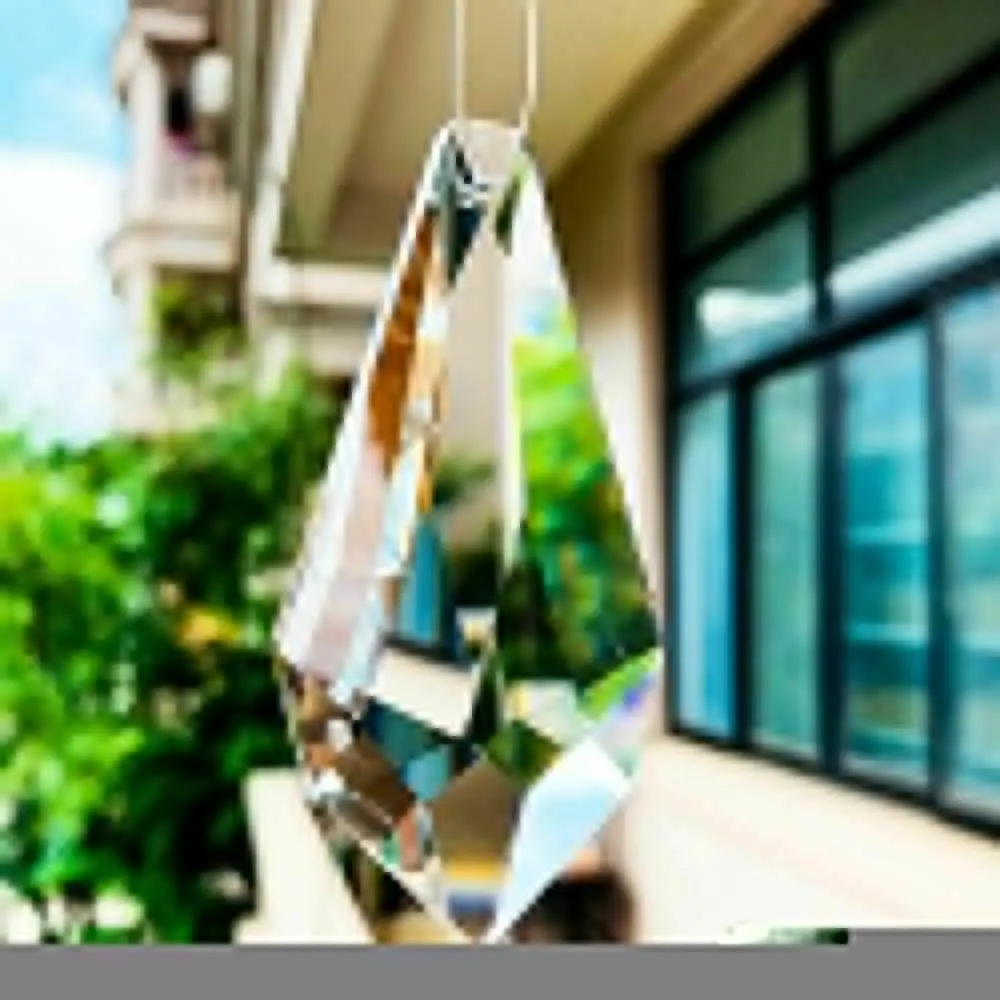 

Прозрачная Хрустальная люстра со стрелками, 75 мм, граненая призма, Ловца солнца, отражающая отражение света, сверкающая Рождественская елка...