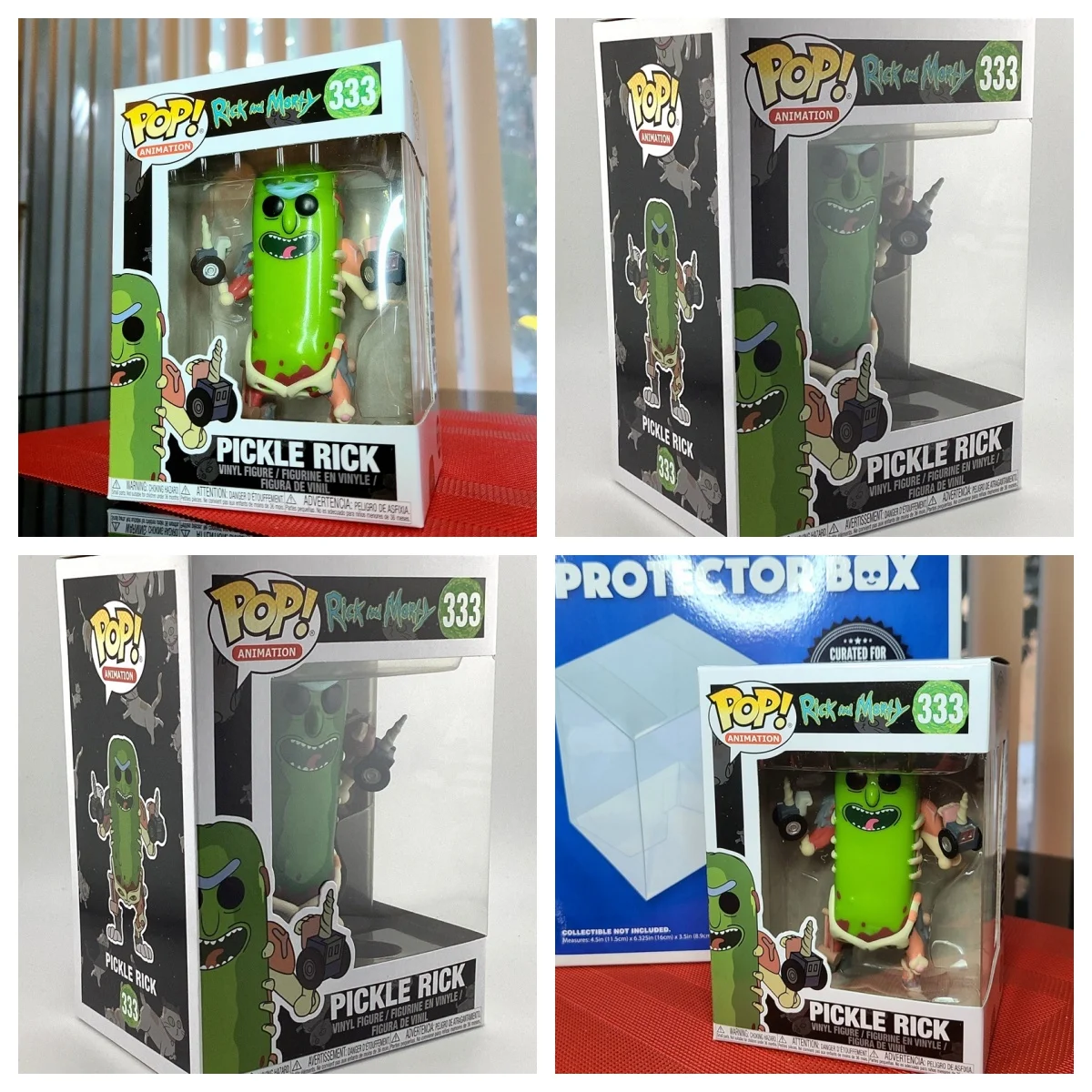 Фото НОВЫЕ ФИГУРКИ FUNKO POP Анимация # Коллекционная виниловая фигурка Пикл-Рика из мультсериала «Рик и Морти», украшение для рабочего стола, подарок, игрушка, декор для стола №4