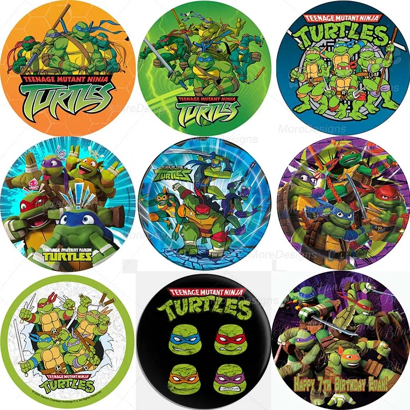 Фон для фотографий Черепашки-ниндзя украшение вечеринки в честь 7-го дня рождения