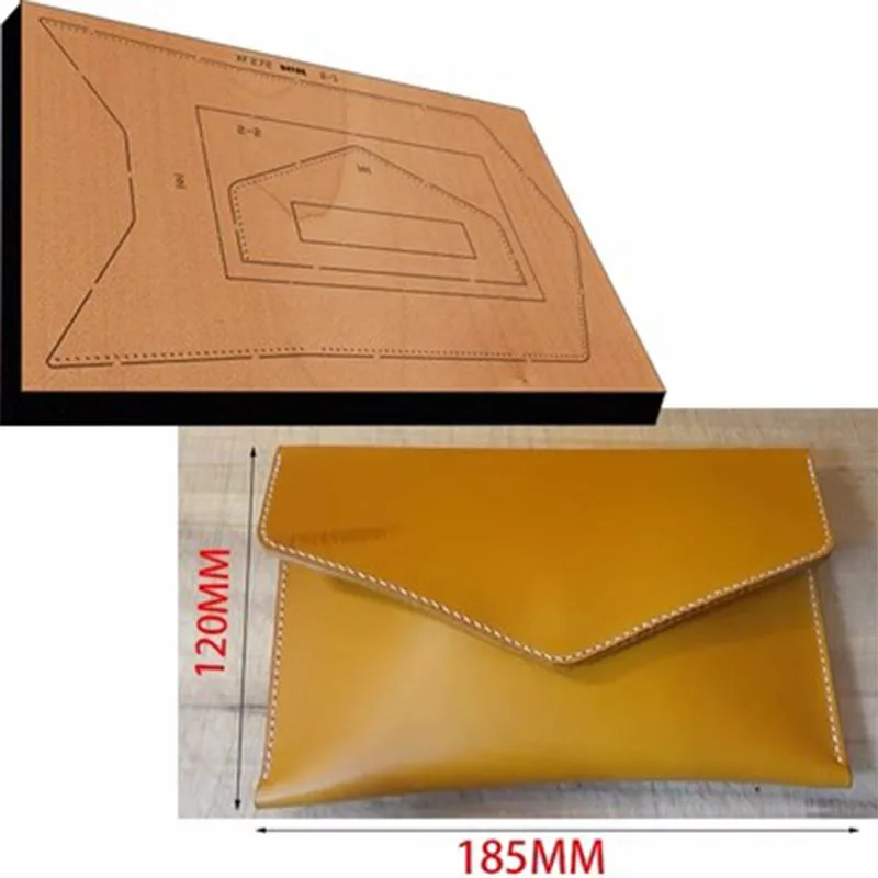 

Japan Steel Blade DIY Stencil Envelope carrying bag Leather Craft Dies Cutter Leathercraft Hand Punch Tool Template