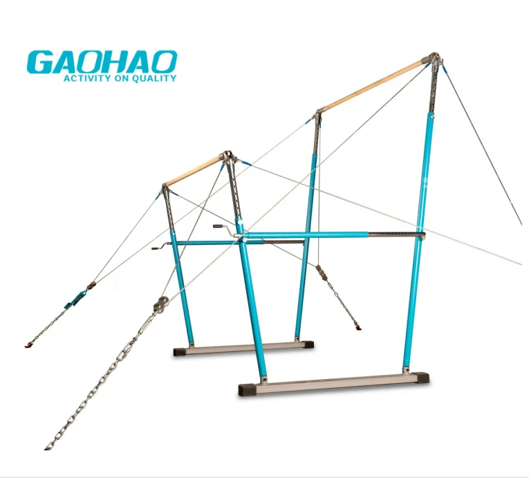 

Gymnastic Uneven Bar, Gym Apparatus,competition Model,Width Adjustable Between 130-190cm,FIG Approved.