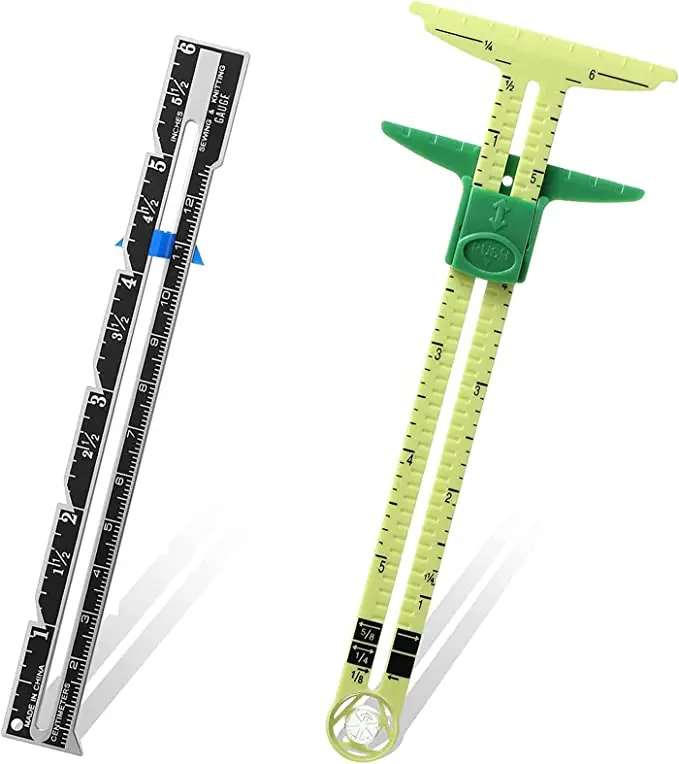 

Sewing Ruler Multifunctional Fabric Stitching Rulers Measuring Gauge