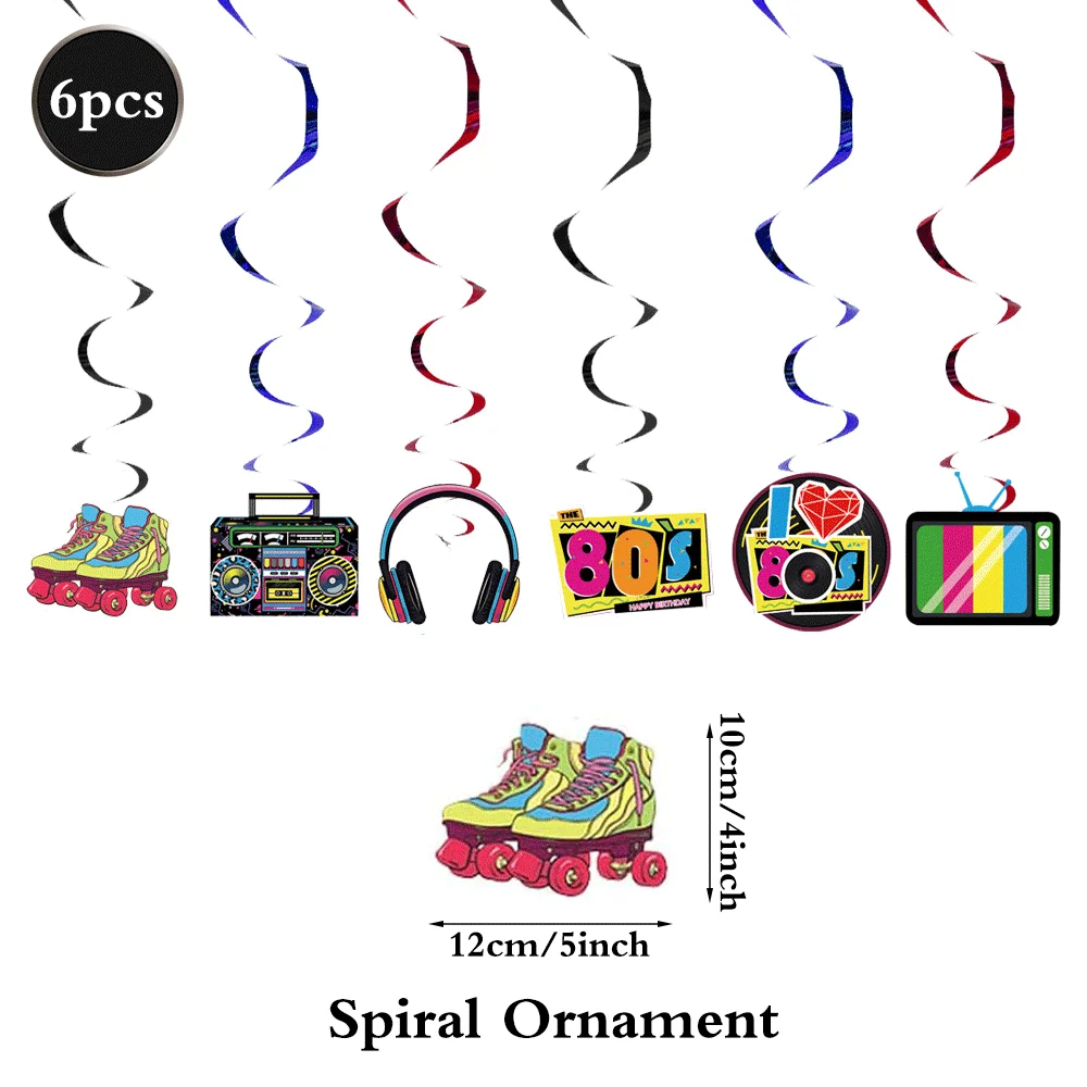 

Декорации для вечеринки в стиле 80-х EsenTroye