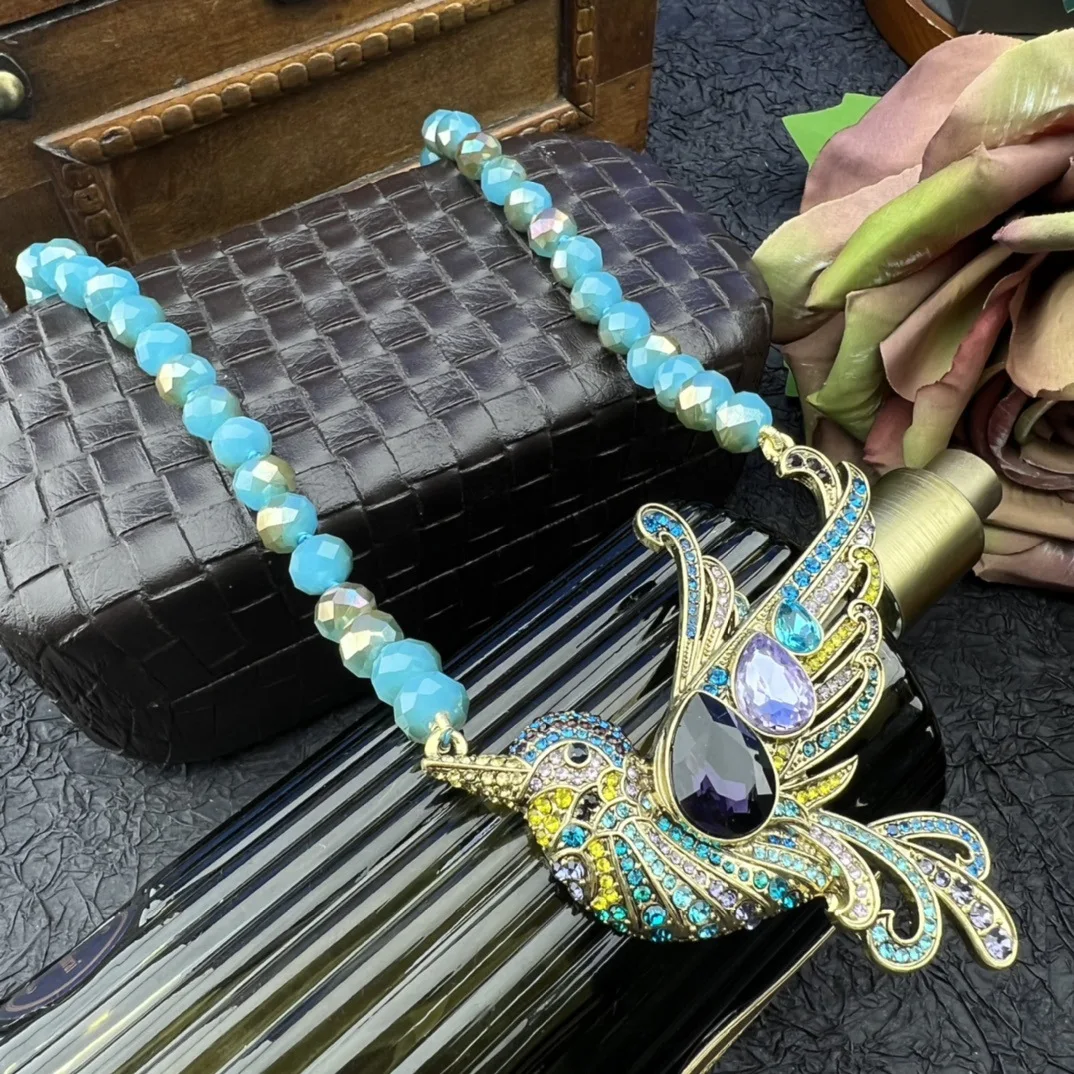 

Handmade retro fashion light luxury palace style women's necklace