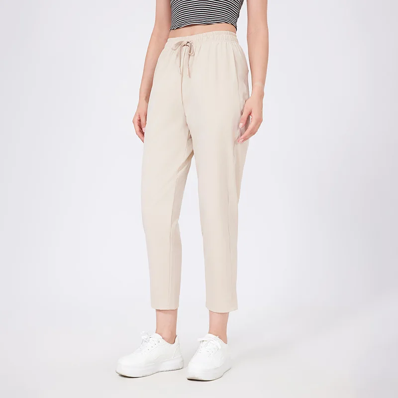 Женские брюки-карандаш укороченные штаны для йоги бега тренажерного зала