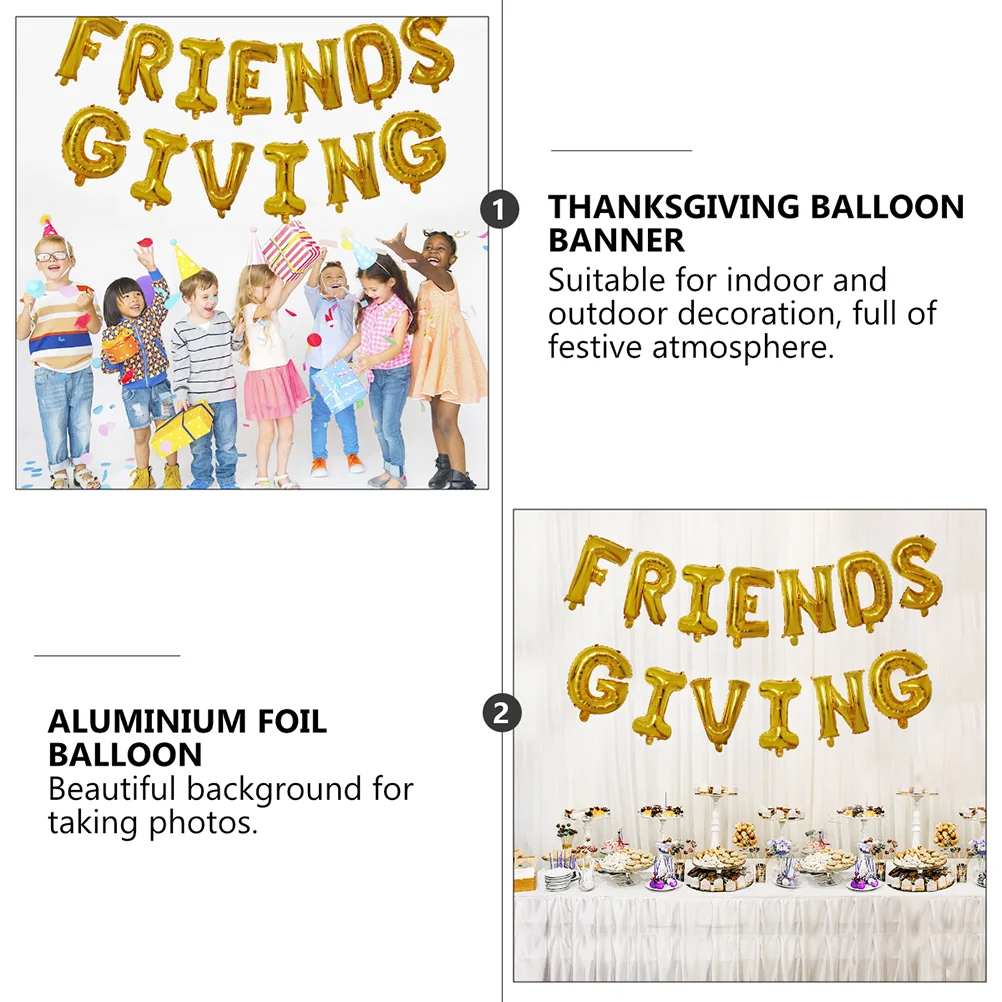 Дружественные декоративные фольгированные воздушные шары День благодарения