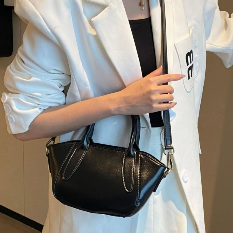 Винтажная сумка на плечо YANATARI из натуральной кожи для женщин воловьей через