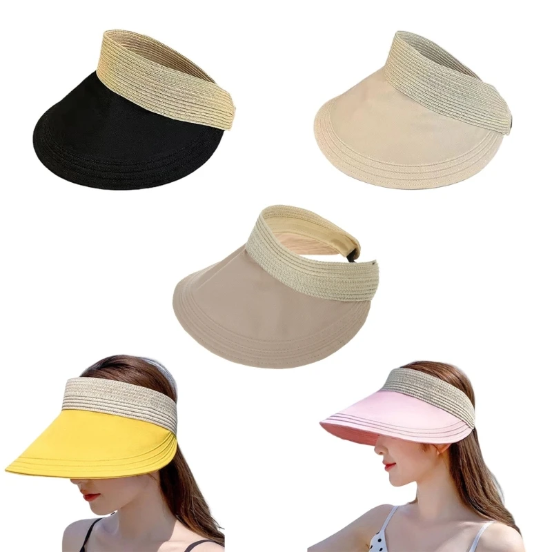 

Beach Visor Hat Straw Visor Women Visor Hat Golf Cap Visor Hat