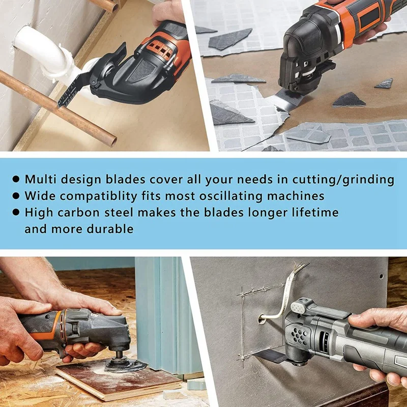 Набор осциллирующих лезвий для пилы Мультитул резки дерева и металла