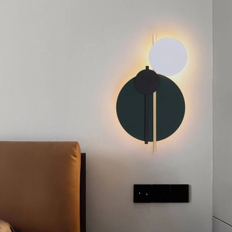 Креативное домашнее украшение современные новые светодиодные настенные лампы