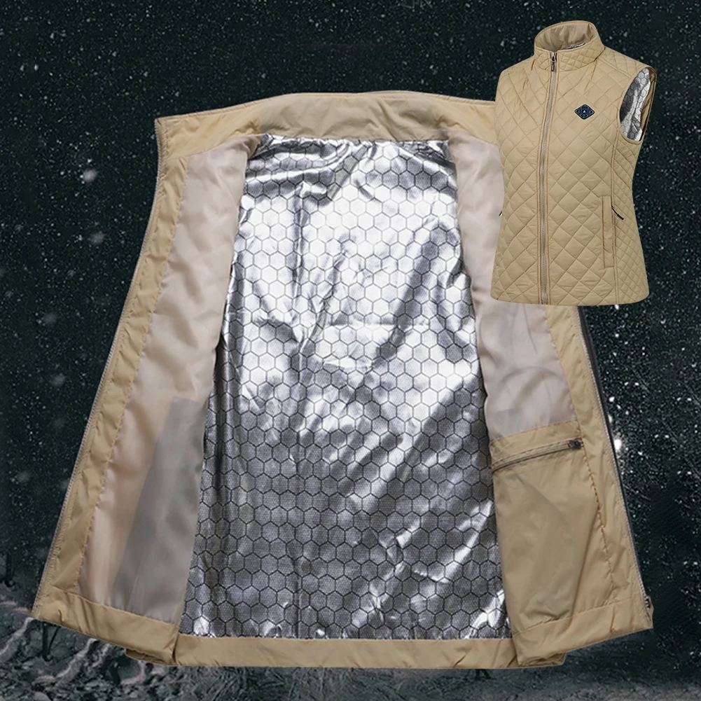 21 зон нагрева жилет с электрическим подогревом USB зимние теплые куртки пальто