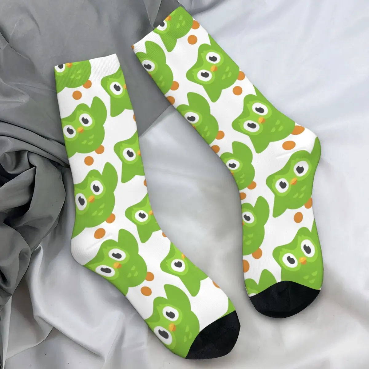Носки для пар дуолунго сова дуо зеленая чулки с животными зимние забавные