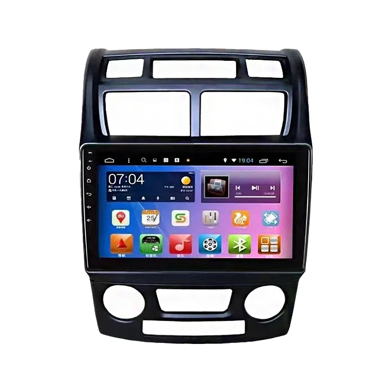 

2 Ingot Kia Sportage Android smart GPS navigation Radio Bluetooth mobile multimedia car autocarplay video player