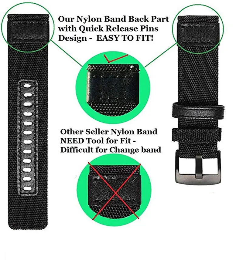 Strap for Samsung Galaxy Watch 4 40mm 44mm Canvas Belt 20mm Watchs Band For Galaxy Watch4 classic 42/46mm Watchband Wrist Correa