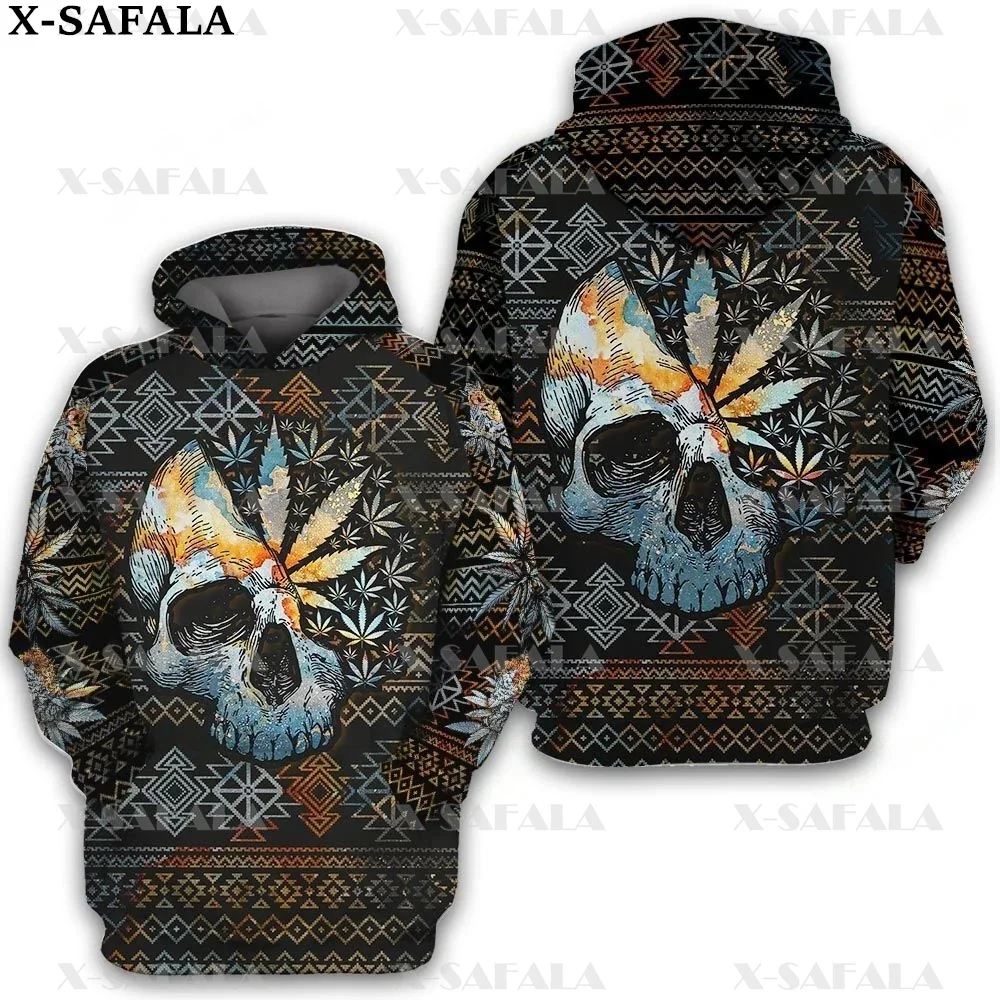

Smoker Native Skull LOVE WEED LEAF 3D Print Zipper Hoodie Man Female Pullover Sweatshirt Hooded Jacket Jersey Tracksuits-1