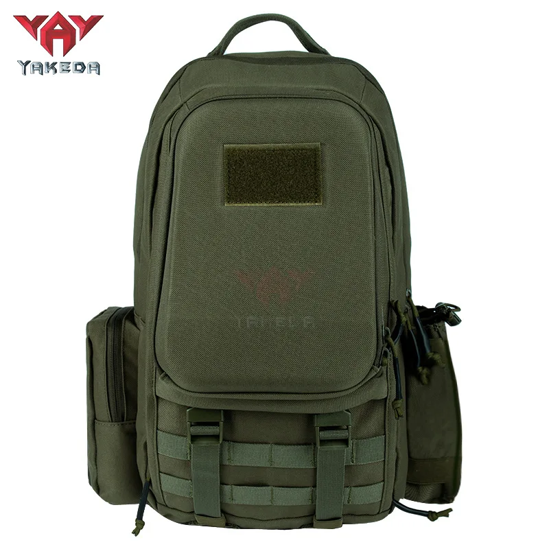Фото YAKEDA PALS System Тактический альпинистский рюкзак MOLLE 1000D Водоотталкивающий, устойчивый к разрыву, уличная дорожная сумка для пешего туризма и кемпинга №2