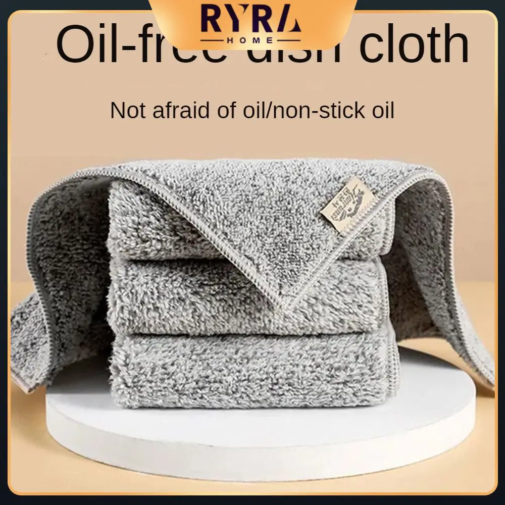 

2023 New Bamboo Fiber Dishwashing Cloth Kitchen Cleaning Cloth Absorbent Wipes Wholesale Dishwashing Towels Strong Absorbent