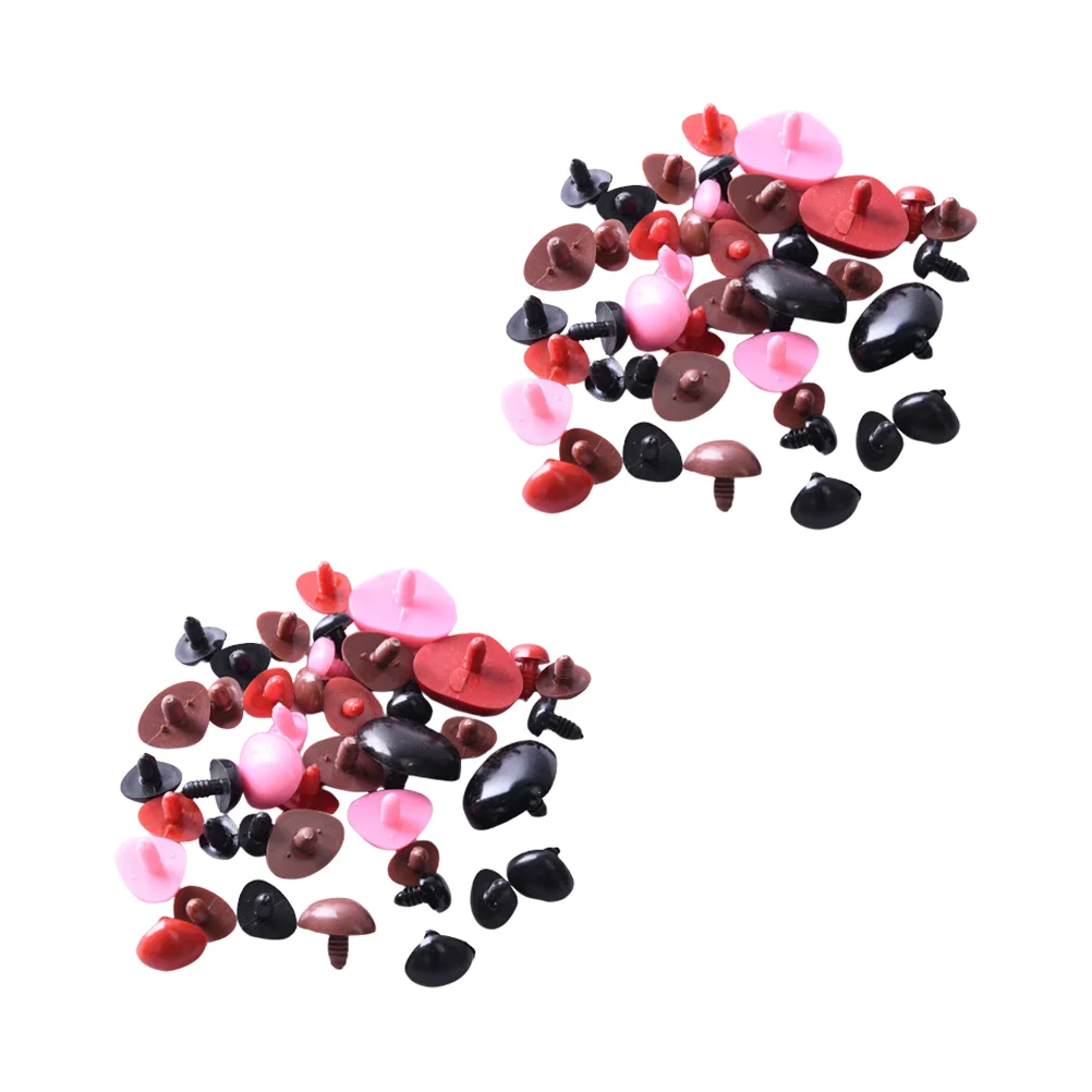 

Noses Nose Animal Plush Eyes Craft Diy Puppet Toy Making Kit Safety Set Triangle Button Dog Crafts Stuffed Black Amigurumi