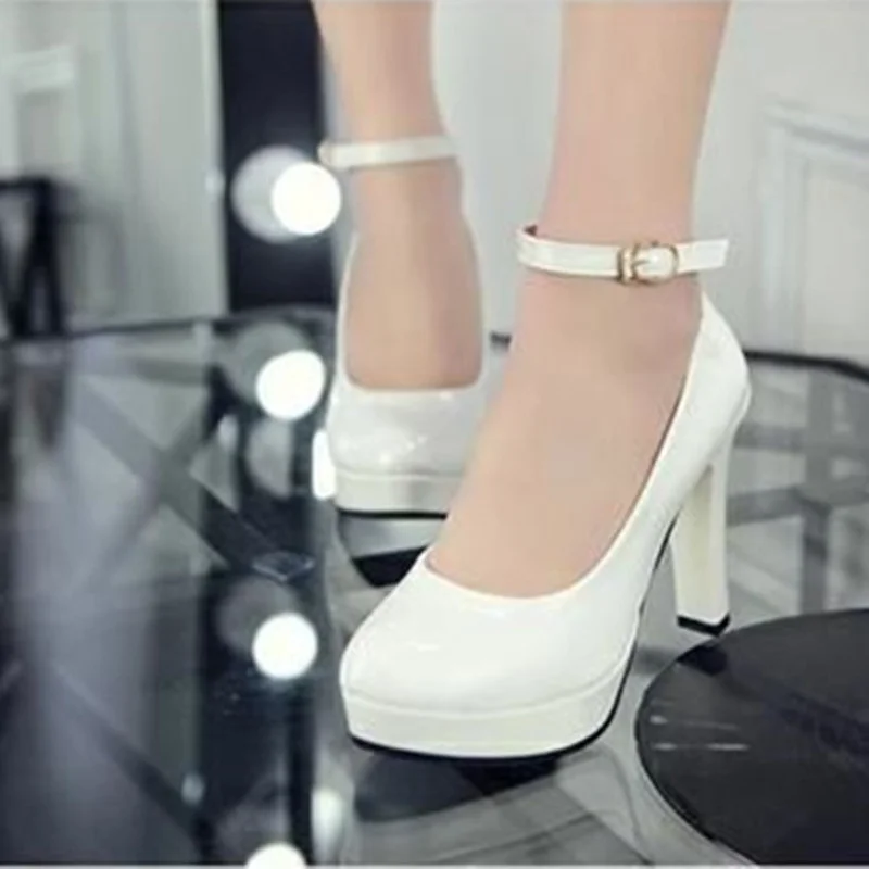 

Туфли-лодочки женские на высоком каблуке, красивые, модные, элегантные, белые, из искусственной кожи, черные, H360