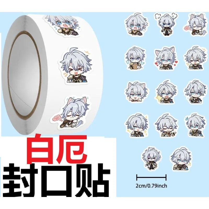 

500 шт./рулон игры мультфильм Khaslana NeiKos496 Phainon декоративные наклейки аниме наклейки канцелярские принадлежности подарок