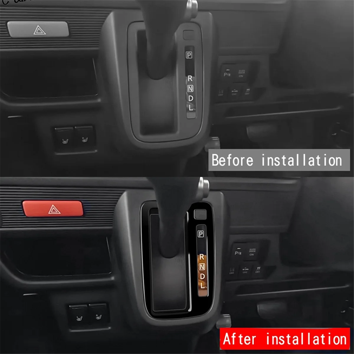 Для Suzuki SPACIA 2017-2022 RHD аксессуары для салона автомобиля консоль панель переключения