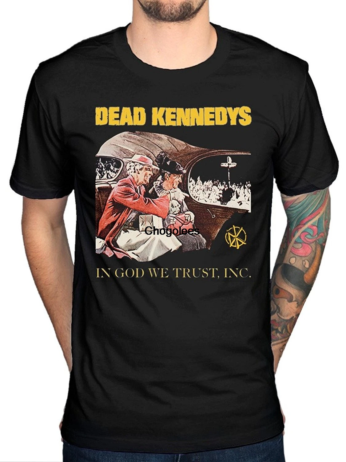 Мужская индивидуальная футболка с надписью мертвец Кеннет в Бог мы доверяем