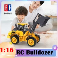 double e e569 rc loader bulldozer volvo cars and trucks 116 2 4g remote control engineering bucket truck dump toys for boy