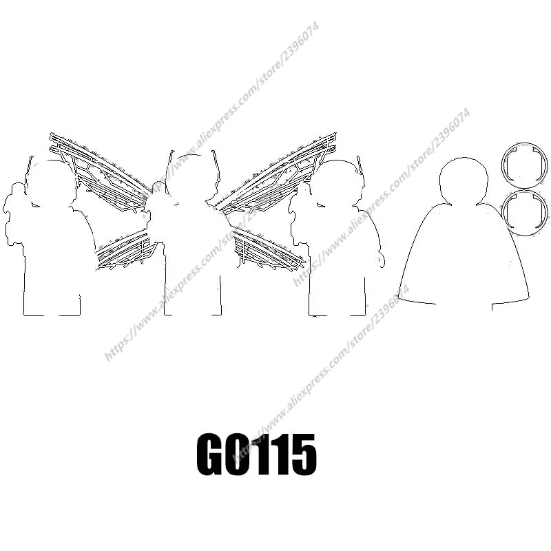 Строительные блоки модели в ассортименте