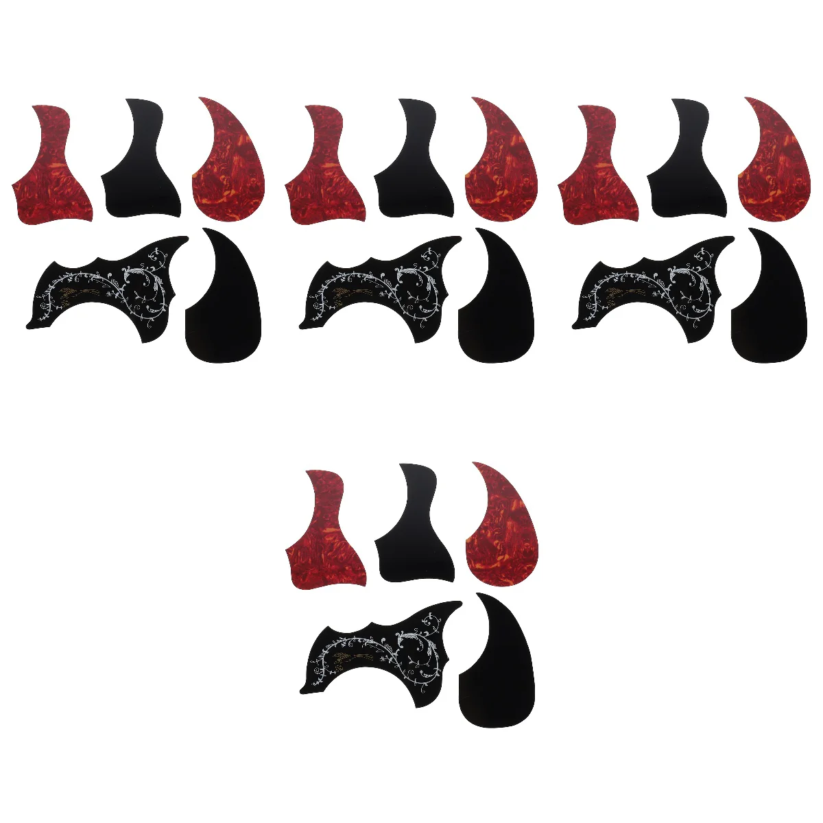 

Guitar Pickguard Plate Scratch Guard Self Pickup Pick Adhesive Antireplacement Pickscover Bass Guards Ukulele Finger Pickguards