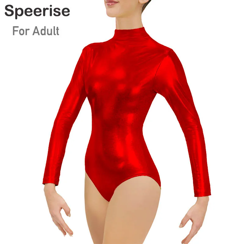 Блестящее металлическое боди для взрослых костюмы вечерние Женская нейлоновая