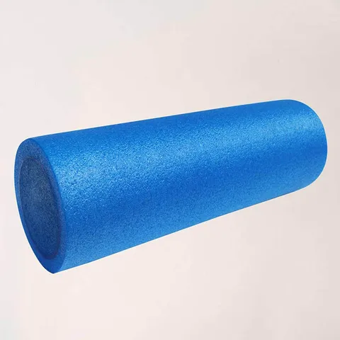 Ролик для мышц, Стик для йоги из пены, устройство для фитнеса, массажный ролик для баланса, товары для фитнеса для женщин и мужчин (синий 45x15 см)