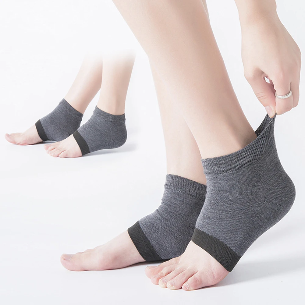 

Гелевые носки для пятки 2 шт., увлажняющее средство для ухода за ногами, потрескавшееся средство для сухой и жесткой кожи стопы, предотвращающее высыхание пятки, инструменты для ухода за ногами