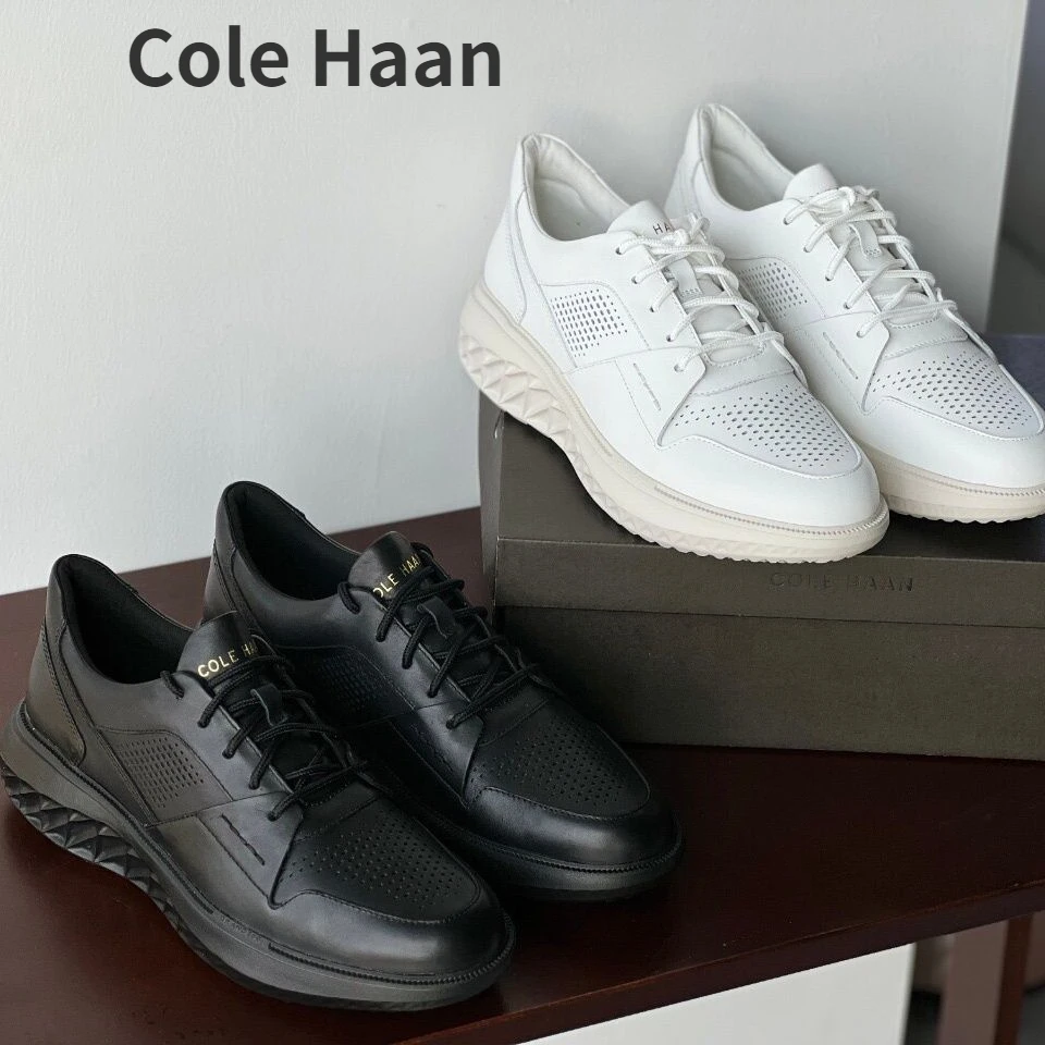 

Shoes for Men COLE HAAN Leather Thick Sole Shoe Safety Wear-Resistant Outdoor Sports Men Casual Shoe Zapatillas Hombre