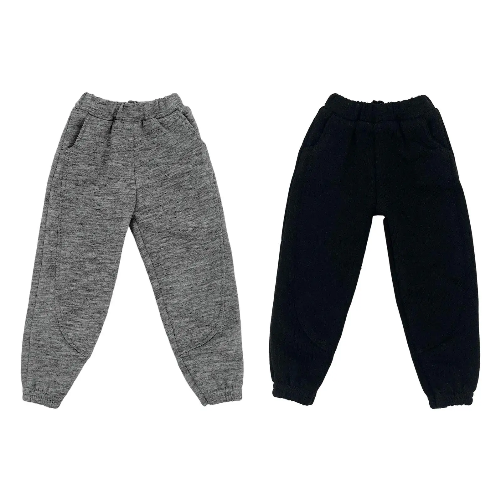 

Штаны масштаба 1/6, Одежда для кукол, миниатюрные спортивные штаны для 12 дюймов, нарядные фигуры