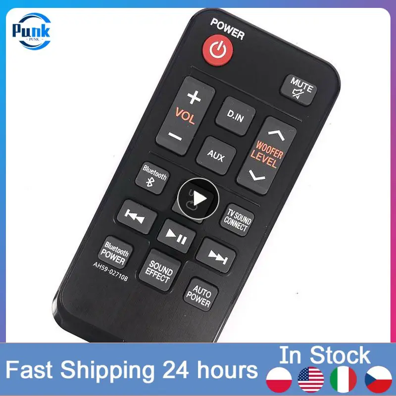 1~10PCS Audio Sound Bar AH59-02710B remote control Replacement for Samsung HW-J250 HW-JM25 ECHO Soundbar Remote Controller Black